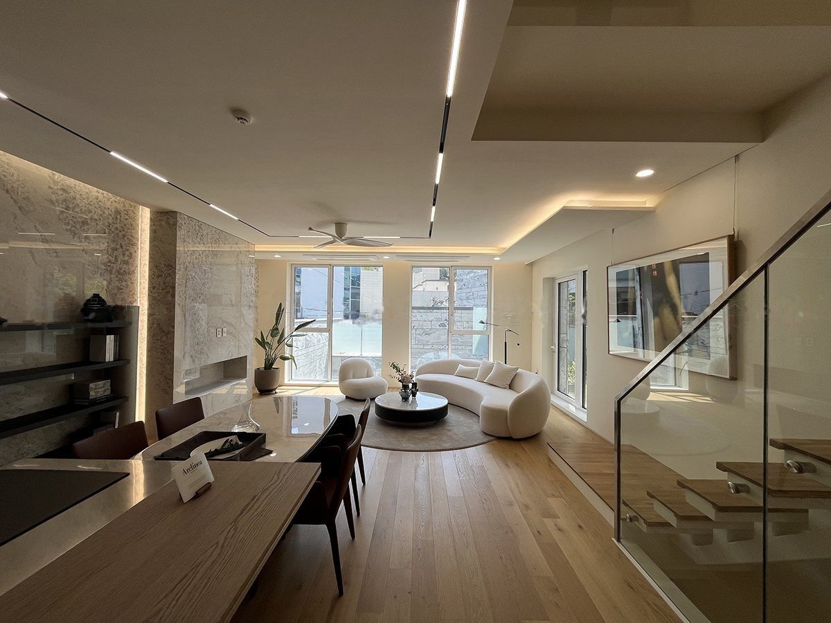 엘그라체 평창 현장 실사진 거실